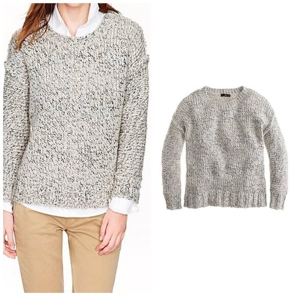 J. Crew Sweaters - J. Crew marled drop shoulder sweater Size S, coton blend,